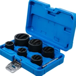 BGS Spiral-Profil-Steckschlüssel-Satz / Schraubenausdreher Antrieb Innenvierkant 12,5 mm (1/2