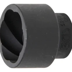 BGS Spiral-Profil-Steckschlüssel-Einsatz / Schraubenausdreher Antrieb Innenvierkant 12,5 mm (1/2") SW 32 mm - 5268-32