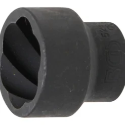 BGS Spiral-Profil-Steckschlüssel-Einsatz / Schraubenausdreher Antrieb Innenvierkant 12,5 mm (1/2") SW 27 mm - 5268-27