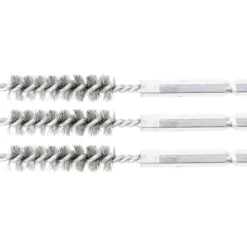 BGS Stahlbürste 11 mm Antrieb Außensechskant 6,3 mm (1/4") 3tlg. - 3078-11-S