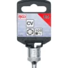 BGS Steckschlüssel-Einsatz E-Profil Antrieb Innenvierkant 10 mm (3/8") SW E4 - 2710