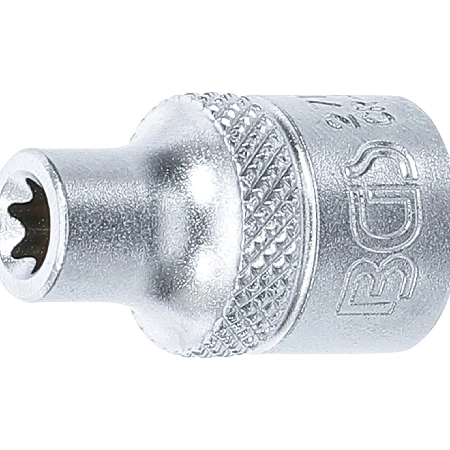 BGS Steckschlüssel-Einsatz E-Profil Antrieb Innenvierkant 10 mm (3/8") SW E7 - 2713