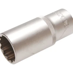 BGS Steckschlüssel-Einsatz für Diesel-Einspritzdüsen Antrieb Innenvierkant 12,5 mm (1/2") SW 27 mm - 2539