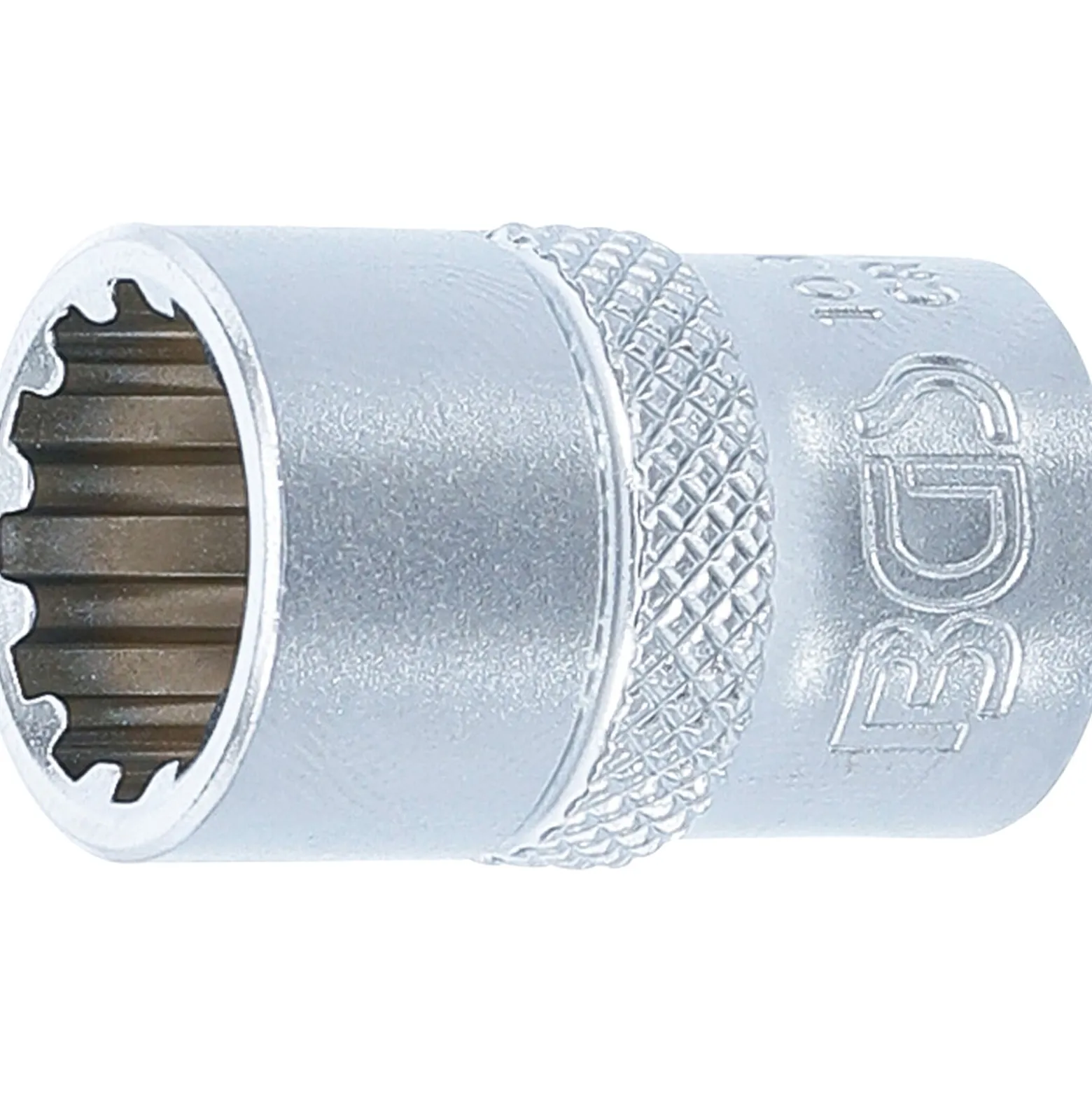 BGS Steckschlüssel-Einsatz Gear Lock Antrieb Innenvierkant 10 mm (3/8") SW 12 mm - 10312