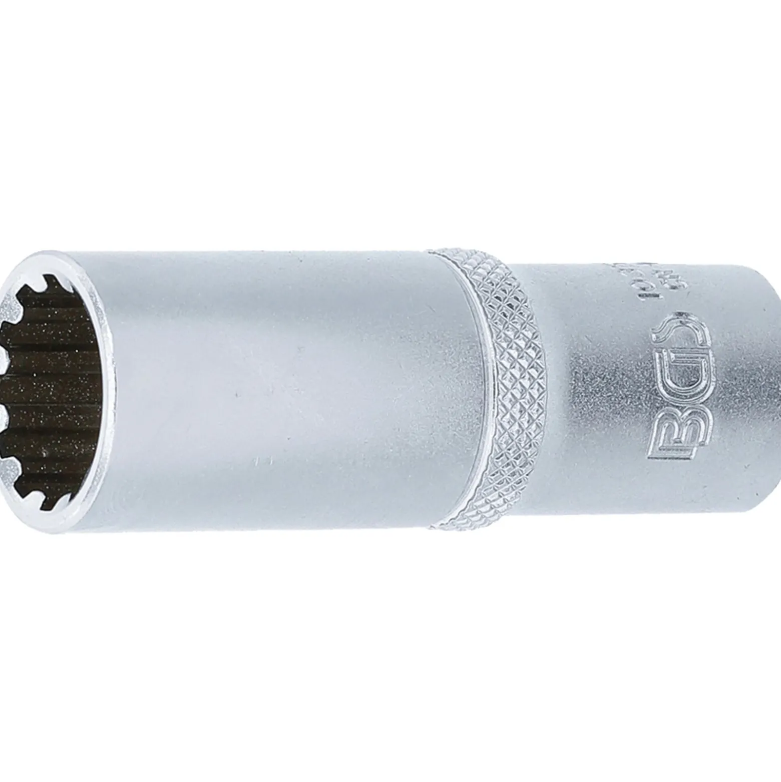 BGS Steckschlüssel-Einsatz Gear Lock tief Antrieb Innenvierkant 10 mm (3/8") SW 15 mm - 10355