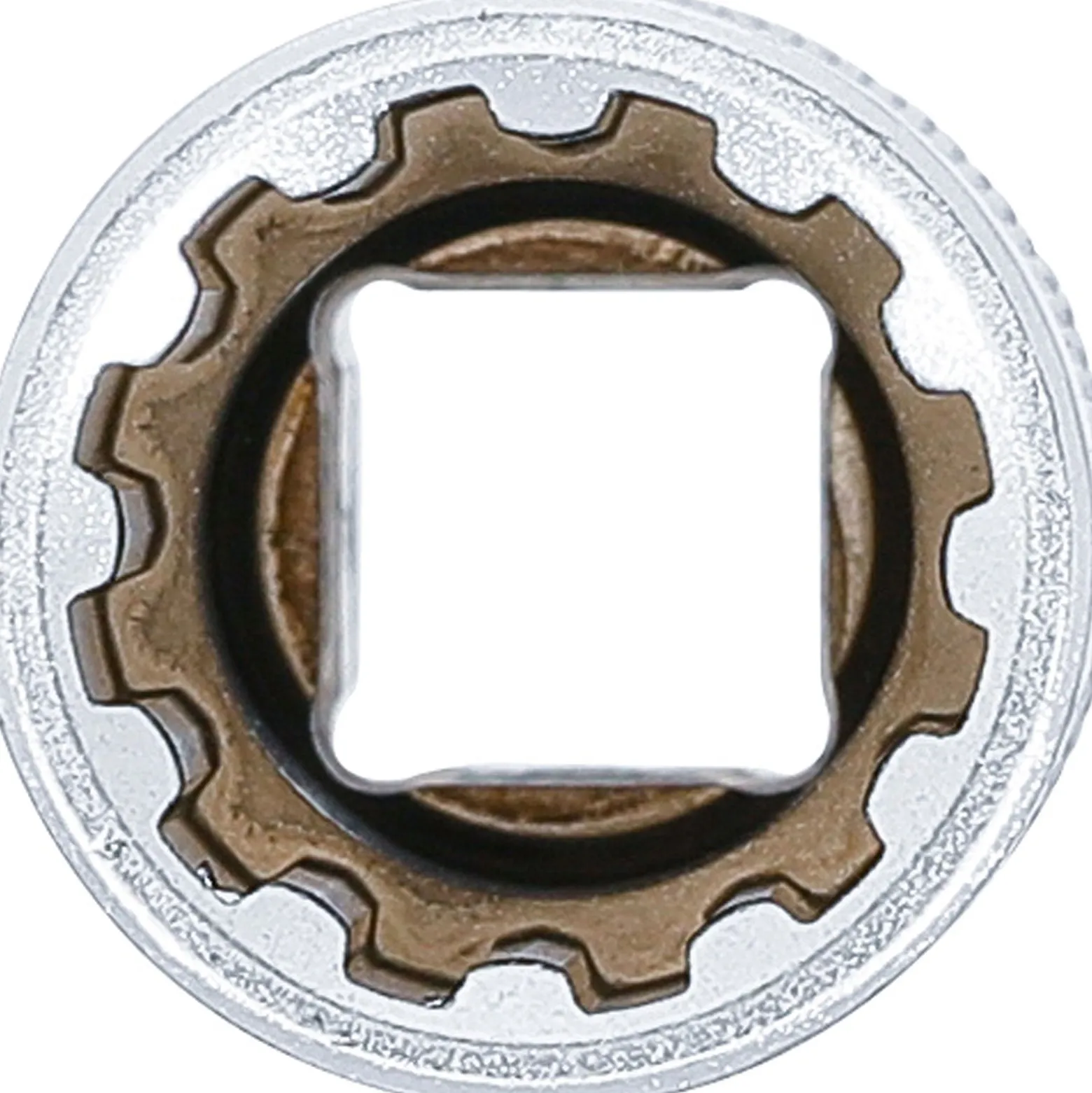 BGS Steckschlüssel-Einsatz Gear Lock tief Antrieb Innenvierkant 10 mm (3/8") SW 15 mm - 10355