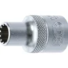 BGS Steckschlüssel-Einsatz Gear Lock Antrieb Innenvierkant 12,5 mm (1/2") SW 9 mm - 10209