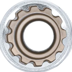 BGS Steckschlüssel-Einsatz Gear Lock tief Antrieb Innenvierkant 12,5 mm (1/2