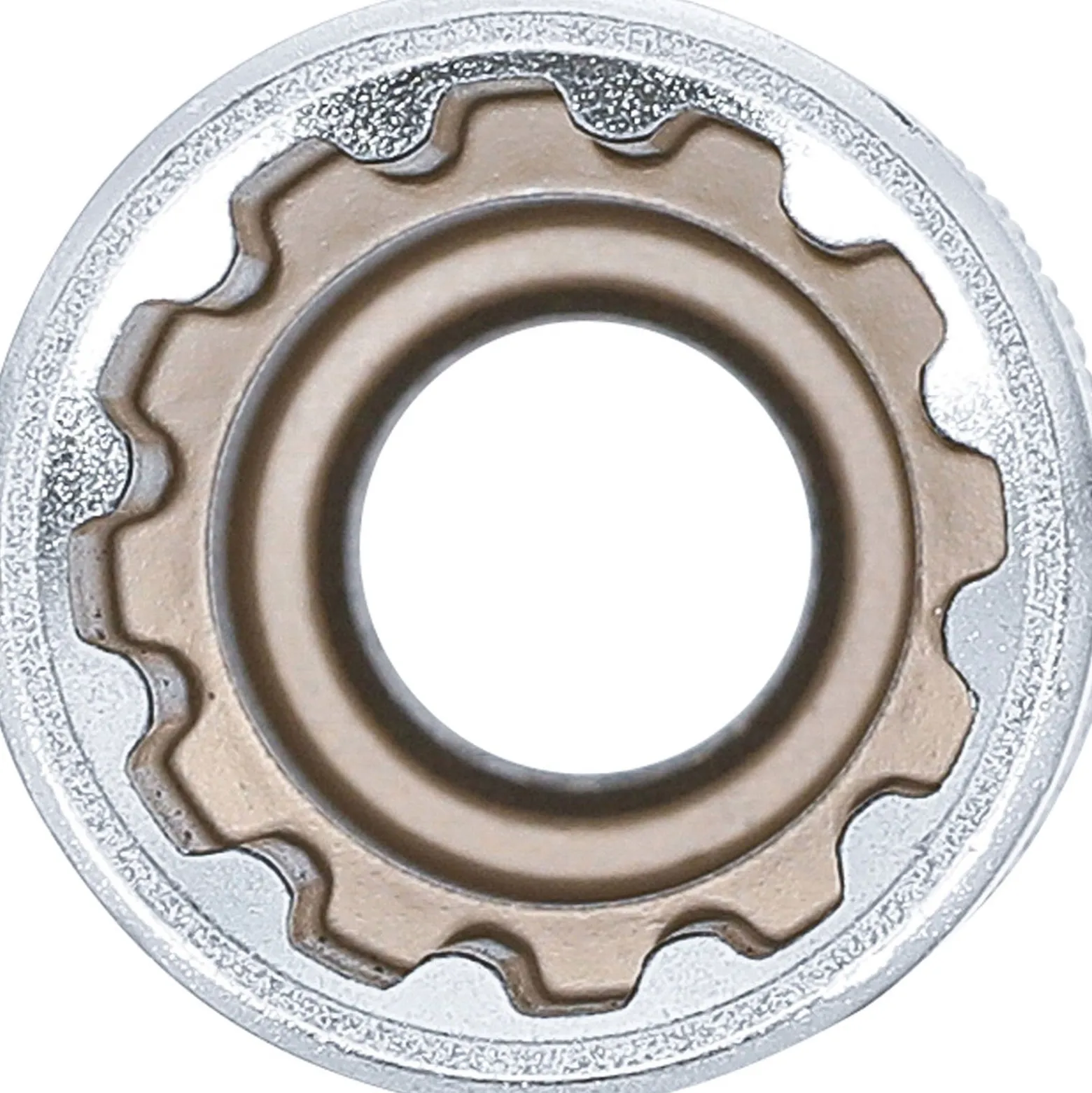 BGS Steckschlüssel-Einsatz Gear Lock tief Antrieb Innenvierkant 12,5 mm (1/2") SW 19 mm - 10259