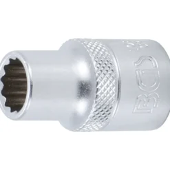 BGS Steckschlüssel-Einsatz-Satz Zwölfkant Antrieb Innenvierkant 12,5 mm (1/2") Zollgrößen 10tlg. - 9114