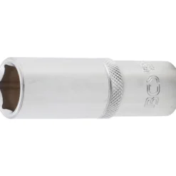 BGS Steckschlüssel-Einsatz Sechskant tief Antrieb Innenvierkant 12,5 mm (1/2") SW 18 mm - 10558