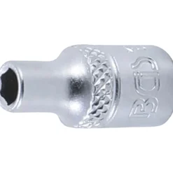 BGS Steckschlüssel-Einsatz Sechskant Antrieb Innenvierkant 6,3 mm (1/4") SW 4,5 mm - 2475