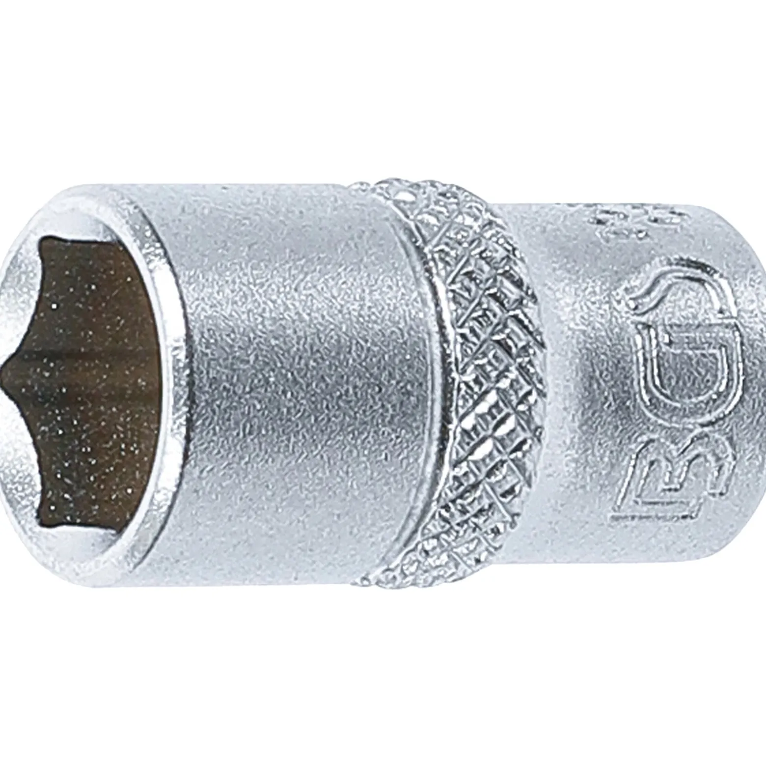 BGS Steckschlüssel-Einsatz Sechskant Antrieb Innenvierkant 6,3 mm (1/4") SW 3/8" - 10657