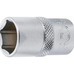BGS Steckschlüssel-Einsatz Sechskant Antrieb Innenvierkant 12,5 mm (1/2") SW 5/8" - 2774