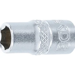 BGS Steckschlüssel-Einsatz Sechskant Antrieb Innenvierkant 6,3 mm (1/4") SW 7 mm - 2479