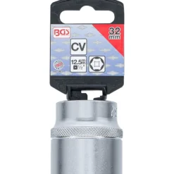 BGS Steckschlüssel-Einsatz Sechskant Antrieb Innenvierkant 12,5 mm (1/2") SW 32 mm - 2932