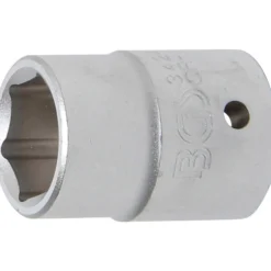 BGS Steckschlüssel-Einsatz Sechskant Antrieb Innenvierkant 20 mm (3/4") SW 24 mm - 3424