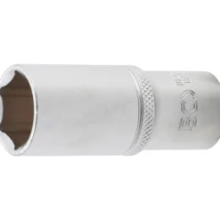 BGS Steckschlüssel-Einsatz Sechskant tief Antrieb Innenvierkant 10 mm (3/8") SW 19 mm - 10539
