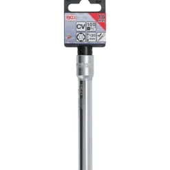 BGS Steckschlüssel-Einsatz Sechskant extra tief Antrieb Innenvierkant 10 mm (3/8") 10 mm - 9863-10