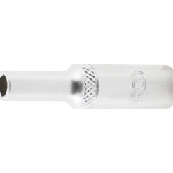 BGS Steckschlüssel-Einsatz Sechskant tief Antrieb Innenvierkant 6,3 mm (1/4") SW 5 mm - 10505
