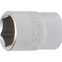 BGS Steckschlüssel-Einsatz Sechskant Antrieb Innenvierkant 20 mm (3/4") SW 27 mm - 3427