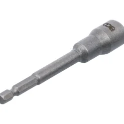 BGS Steckschlüssel-Einsatz Sechskant extra lang für Bohrmaschinen Antrieb Außensechskant 6,3 mm (1/4") SW 11 mm - 2767