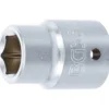 BGS Steckschlüssel-Einsatz Sechskant Antrieb Innenvierkant 20 mm (3/4") SW 19 mm - 3419