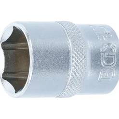 BGS Steckschlüssel-Einsatz Sechskant Antrieb Innenvierkant 12,5 mm (1/2") SW 13/16" - 2777