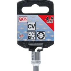 BGS Steckschlüssel-Einsatz Super Lock Antrieb Innenvierkant 6,3 mm (1/4") SW 4,5 mm - 2339