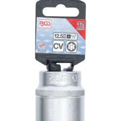 BGS Steckschlüssel-Einsatz Super Lock Antrieb Innenvierkant 12,5 mm (1/2") SW 32 mm - 2432
