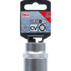 BGS Steckschlüssel-Einsatz Super Lock Antrieb Innenvierkant 12,5 mm (1/2") SW 27 mm - 2427