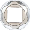 BGS Steckschlüssel-Einsatz Super Lock Antrieb Innenvierkant 12,5 mm (1/2") SW 21 mm - 2421