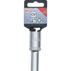 BGS Steckschlüssel-Einsatz Super Lock tief Antrieb Innenvierkant 12,5 mm (1/2") SW 10 mm - 10270