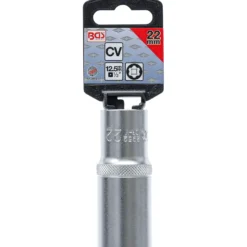 BGS Steckschlüssel-Einsatz Super Lock tief Antrieb Innenvierkant 12,5 mm (1/2") SW 22 mm - 2952