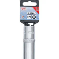 BGS Steckschlüssel-Einsatz Super Lock tief Antrieb Innenvierkant 12,5 mm (1/2") SW 21 mm - 2951