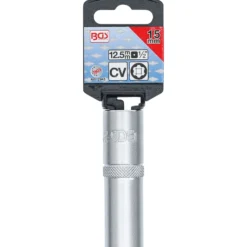 BGS Steckschlüssel-Einsatz Super Lock tief Antrieb Innenvierkant 12,5 mm (1/2") SW 15 mm - 2945