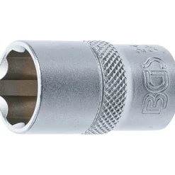 BGS Steckschlüssel-Einsatz Super Lock Antrieb Innenvierkant 12,5 mm (1/2") SW 16 mm - 2416