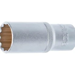 BGS Steckschlüssel-Einsatz Zwölfkant tief Antrieb Innenvierkant 12,5 mm (1/2") SW 24 mm - 10688