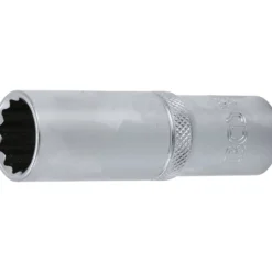 BGS Steckschlüssel-Einsatz Zwölfkant tief Antrieb Innenvierkant 12,5 mm (1/2") SW 17 mm - 10684