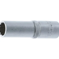 BGS Steckschlüssel-Einsatz Zwölfkant tief Antrieb Innenvierkant 12,5 mm (1/2") SW 14 mm - 10664