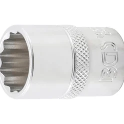 BGS Steckschlüssel-Einsatz Zwölfkant Antrieb Innenvierkant 12,5 mm (1/2") SW 18 mm - 10638