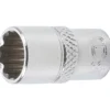 BGS Steckschlüssel-Einsatz Zwölfkant Antrieb Innenvierkant 6,3 mm (1/4") SW 10 mm - 10780