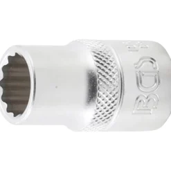 BGS Steckschlüssel-Einsatz Zwölfkant Antrieb Innenvierkant 12,5 mm (1/2") SW 13 mm - 10633