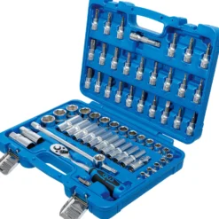 BGS Steckschlüssel-Satz Antrieb 10 mm (3/8") Zollgrößen 61tlg. - 2215