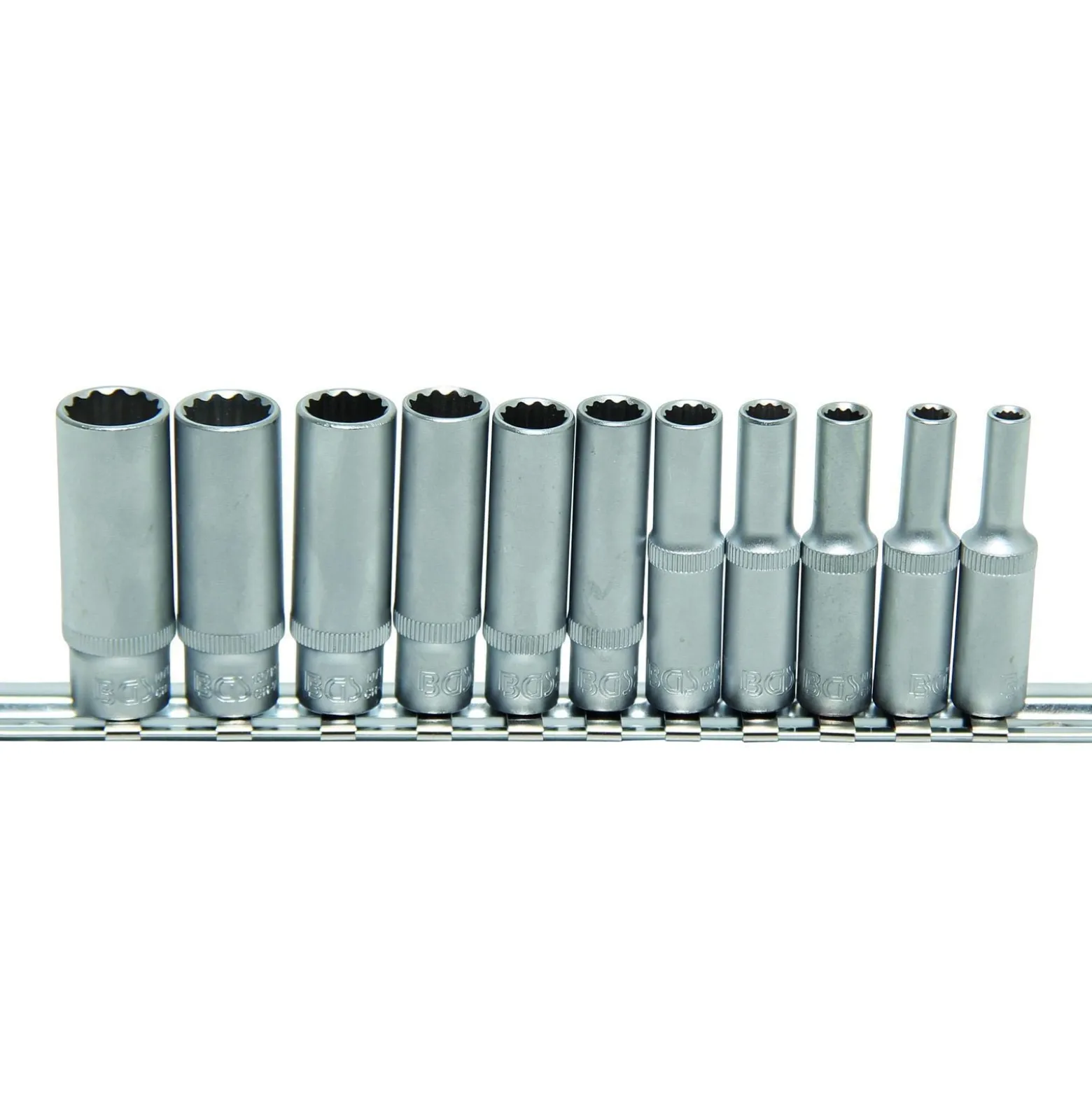 BGS 11tlg. Steckschlüssel-Einsatz-Set tief 1/4" - 5251