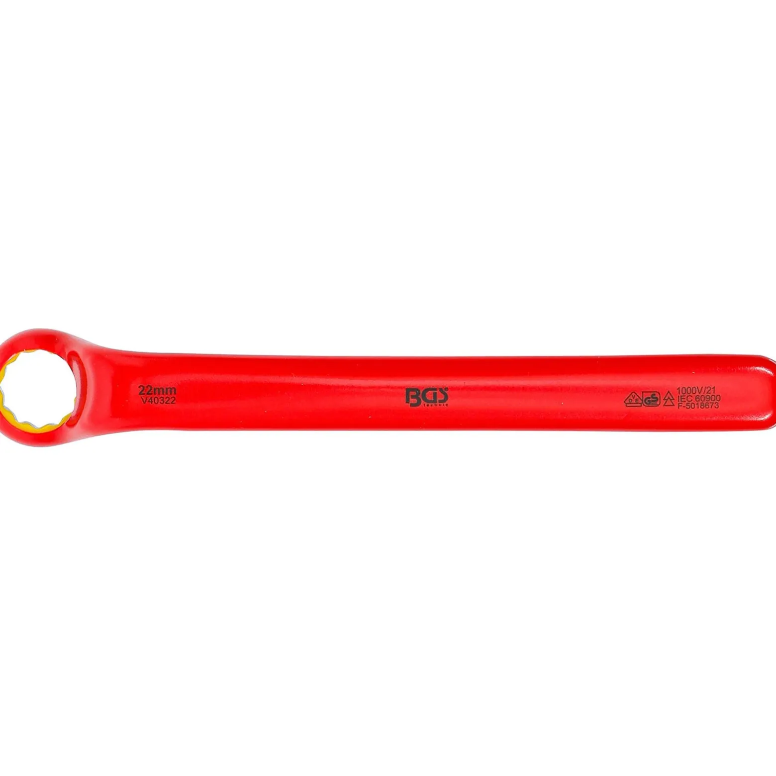BGS VDE-Einringschlüssel tief gekröpft SW 22 mm - 72022