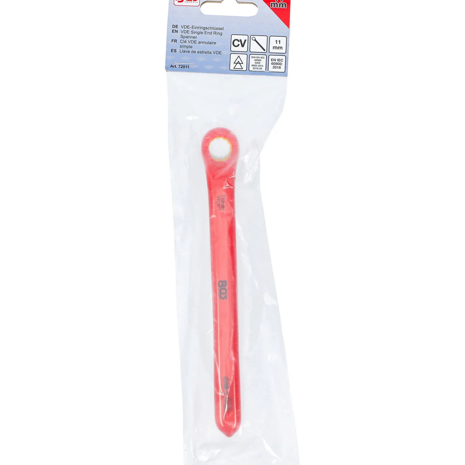 BGS VDE-Einringschlüssel tief gekröpft SW 11 mm - 72011