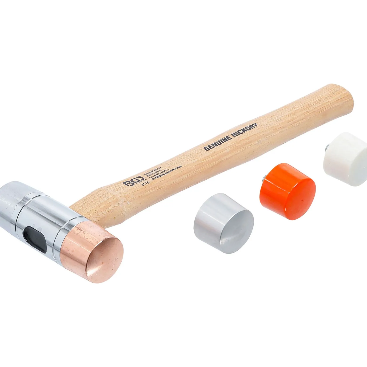 BGS Wechselkopf-Hammer Hickory-Stiel Ø 35 mm - 9176