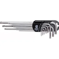 BGS Winkelschlüssel-Satz extra lang TS-Profil (für Torx Plus) TS10 - TS50 9tlg. - 777