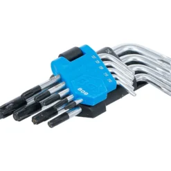 BGS Winkelschlüssel-Satz kurz T-Profil (für Torx) mit Bohrung T10 - T50 9tlg. - 809